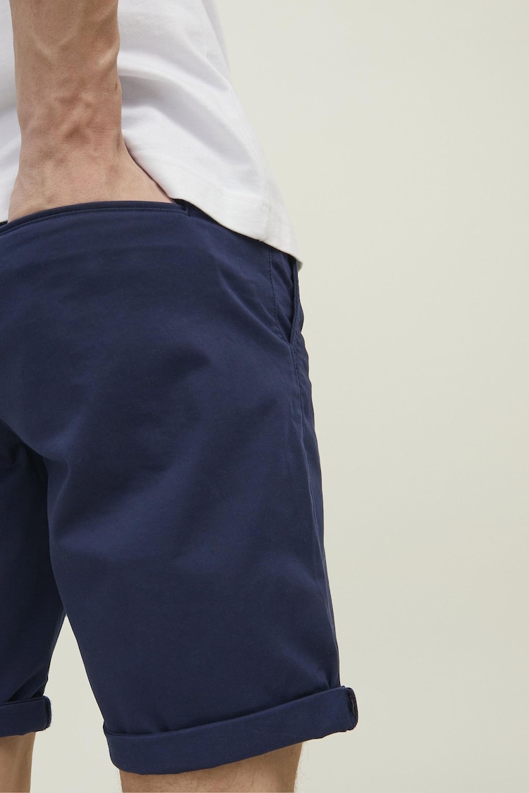 JACK & JONES Blue Chino Shorts - Image 2 of 7