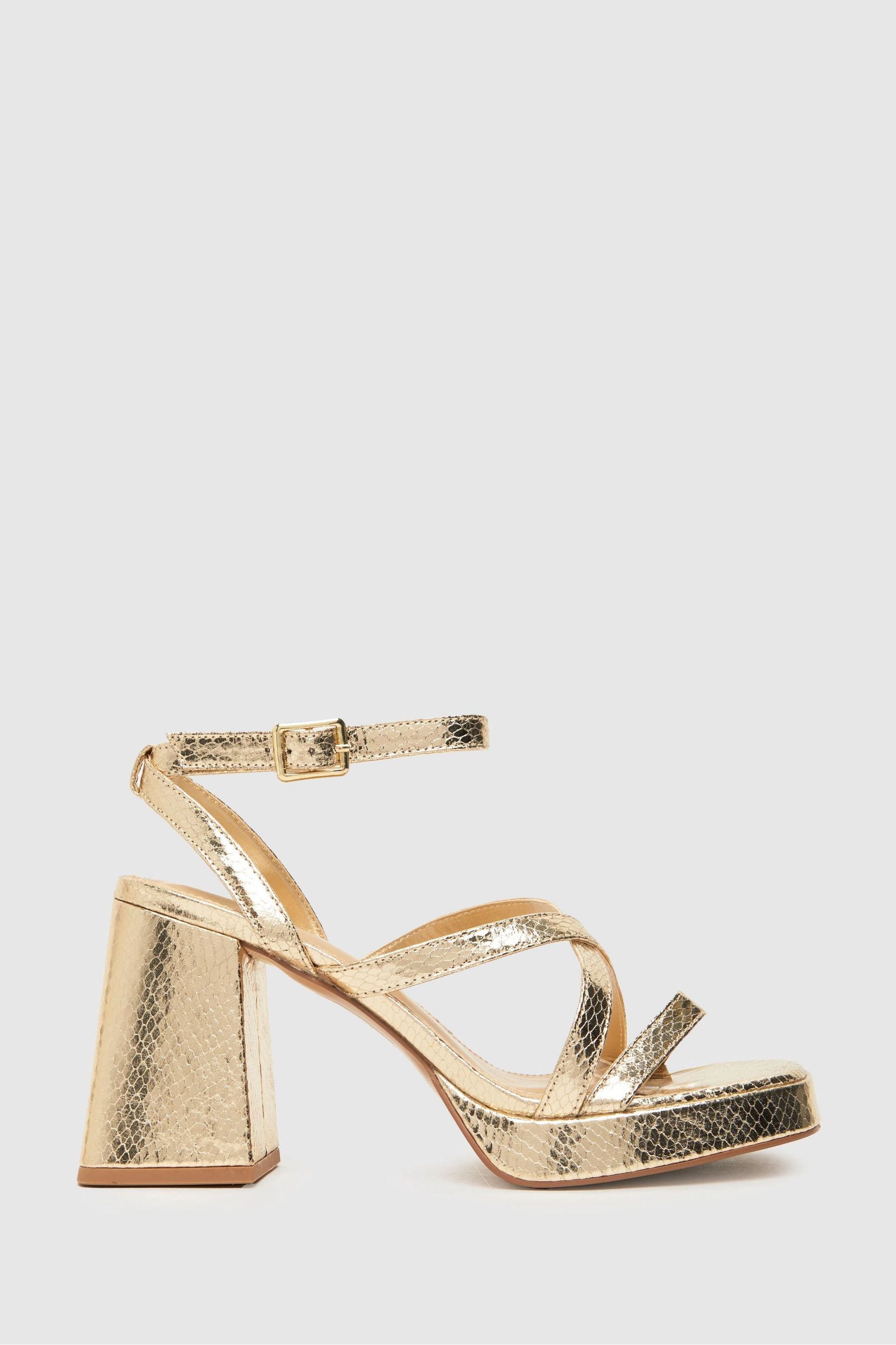Buy Schuh Star Strappy Platform Heels from Next USA