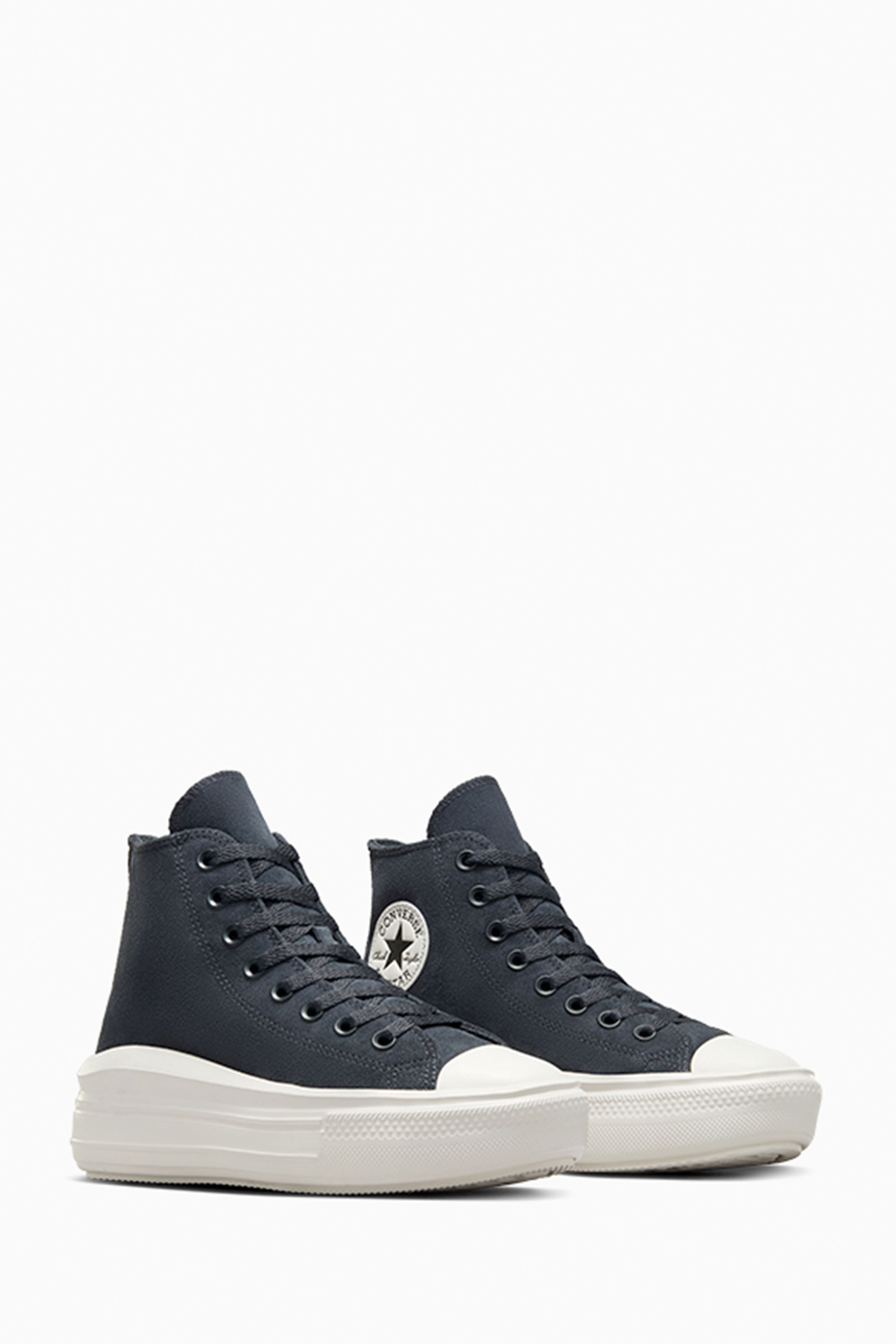 Kaufe Sie Schwarz Converse Chuck Taylor All Star Suede Move Trainers bei Next Deutschland