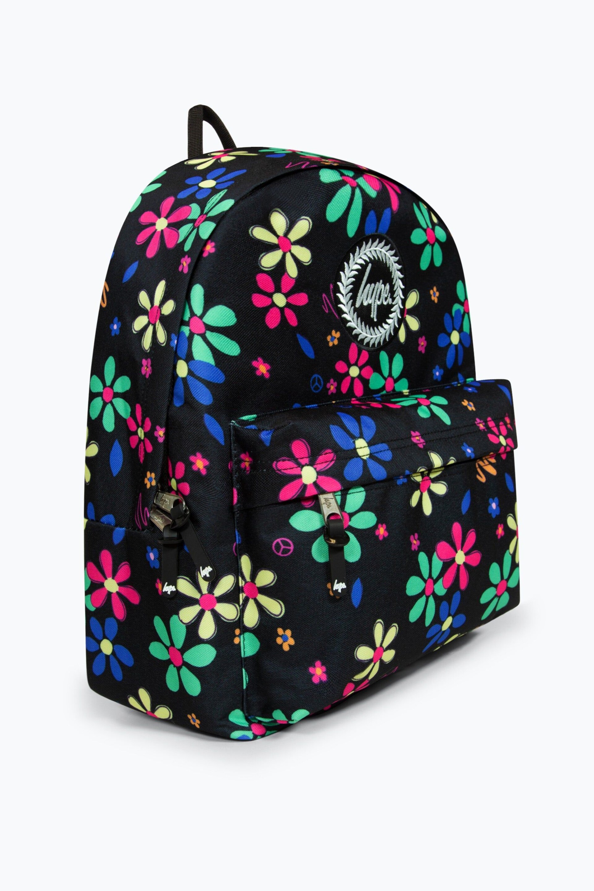 Hype. Hand Drawn Floral Backpack - Image 1 of 11