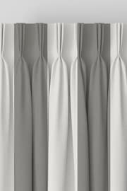 Laura Ashley Steel Grey Lille Stripe Made to Measure Curtains - Image 5 of 9