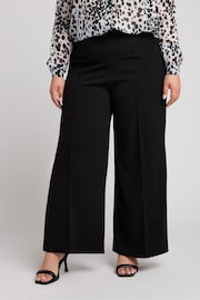 Yours Curve Black Panelled Trousers - Image 2 of 5