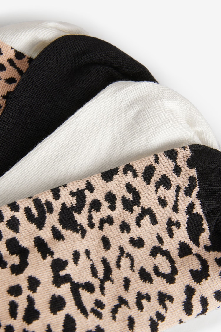 Rockett St George Leopard Socks 4 Pack - Image 7 of 7