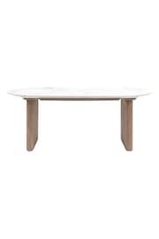 Gallery Home Grey Kenitra Marble Dining Table - Image 6 of 7