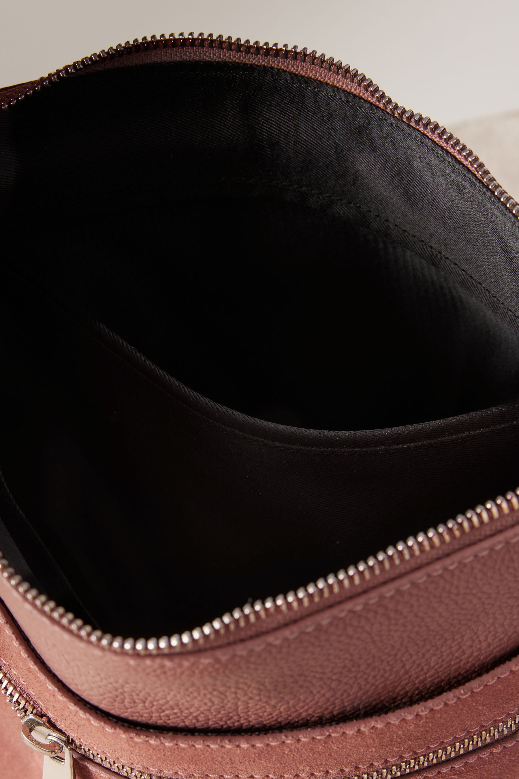 Buy Pink Leather Pocket Messenger Bag from the Next UK online shop