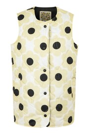 Regatta Cream Orla Kiely Printed Quilted Gilet - Image 4 of 6