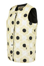 Regatta Cream Orla Kiely Printed Quilted Gilet - Image 6 of 6