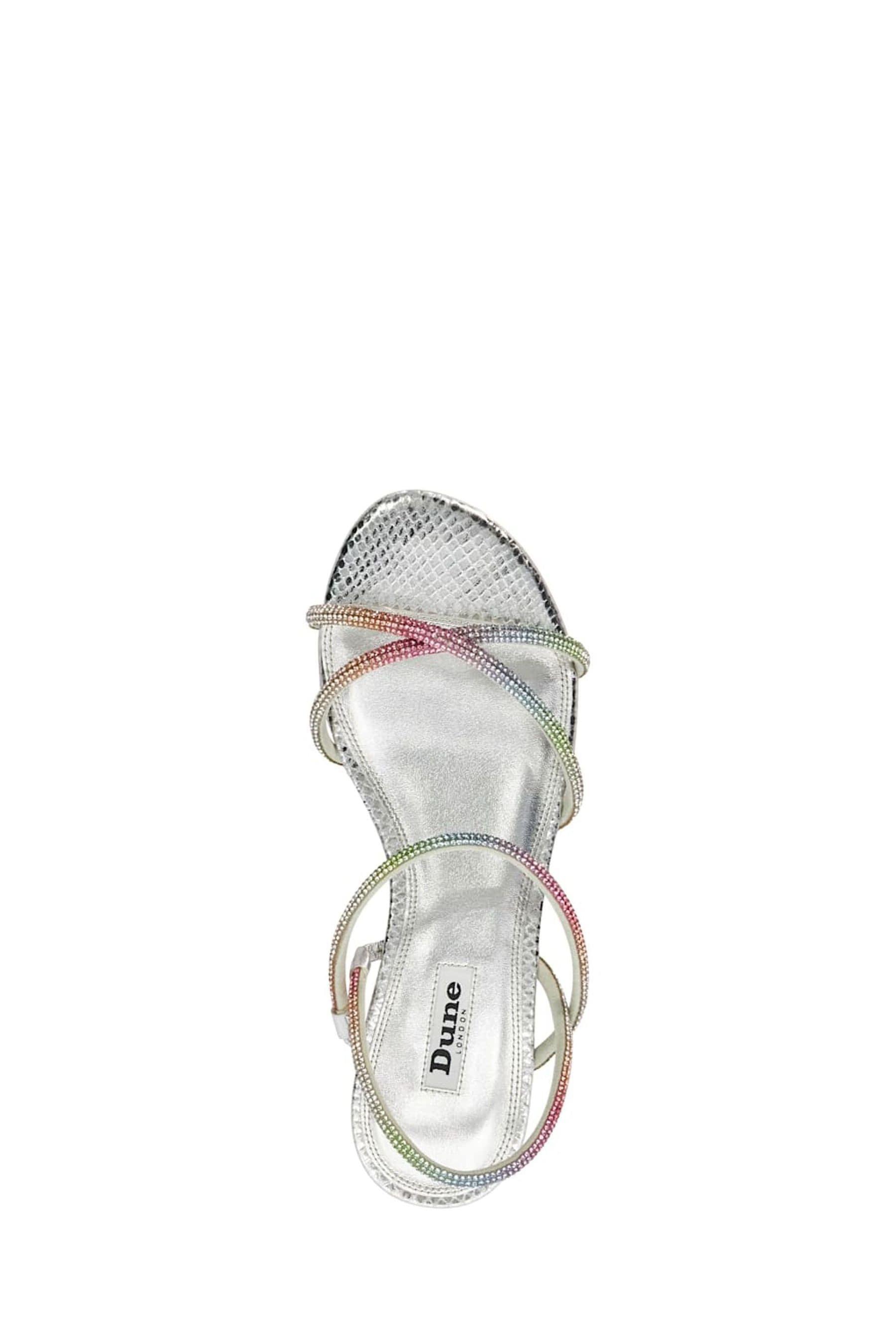 Dune silver sandals sale outlet