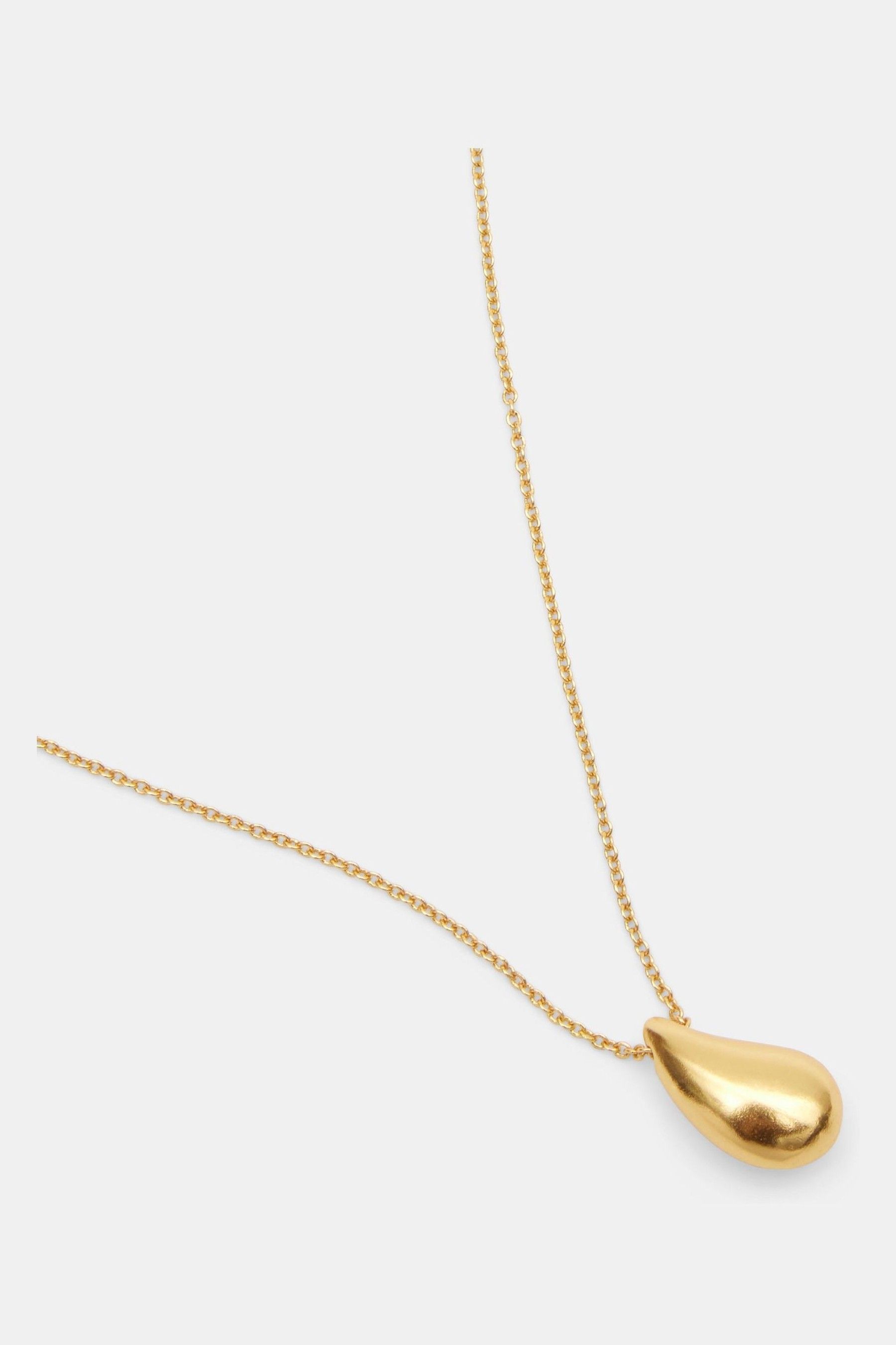 Gold teardrop pendant shop