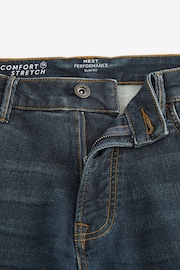 Blue Dark Slim Fit Comfort Stretch Jeans - Image 9 of 12