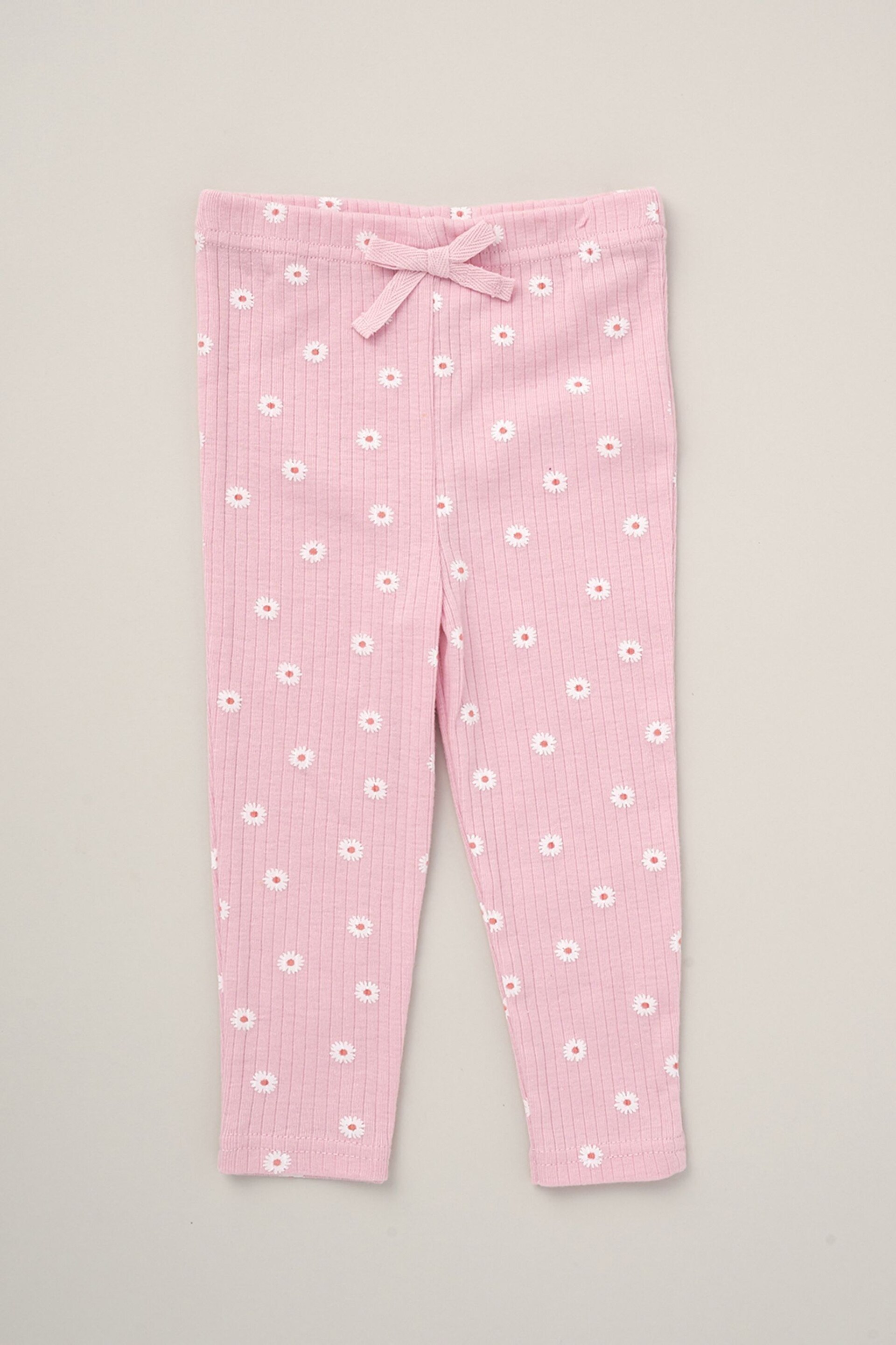 Lily & Jack Pink Broderie Detail Top Joggers And Headband Outfit Set 3 Piece - Image 4 of 5