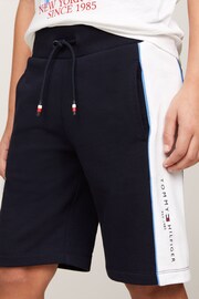 Tommy Hilfiger Blue Essential Colorblock Shorts Set - Image 1 of 6