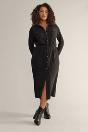Evans Ribbed Utility Dress - Image 3 of 5