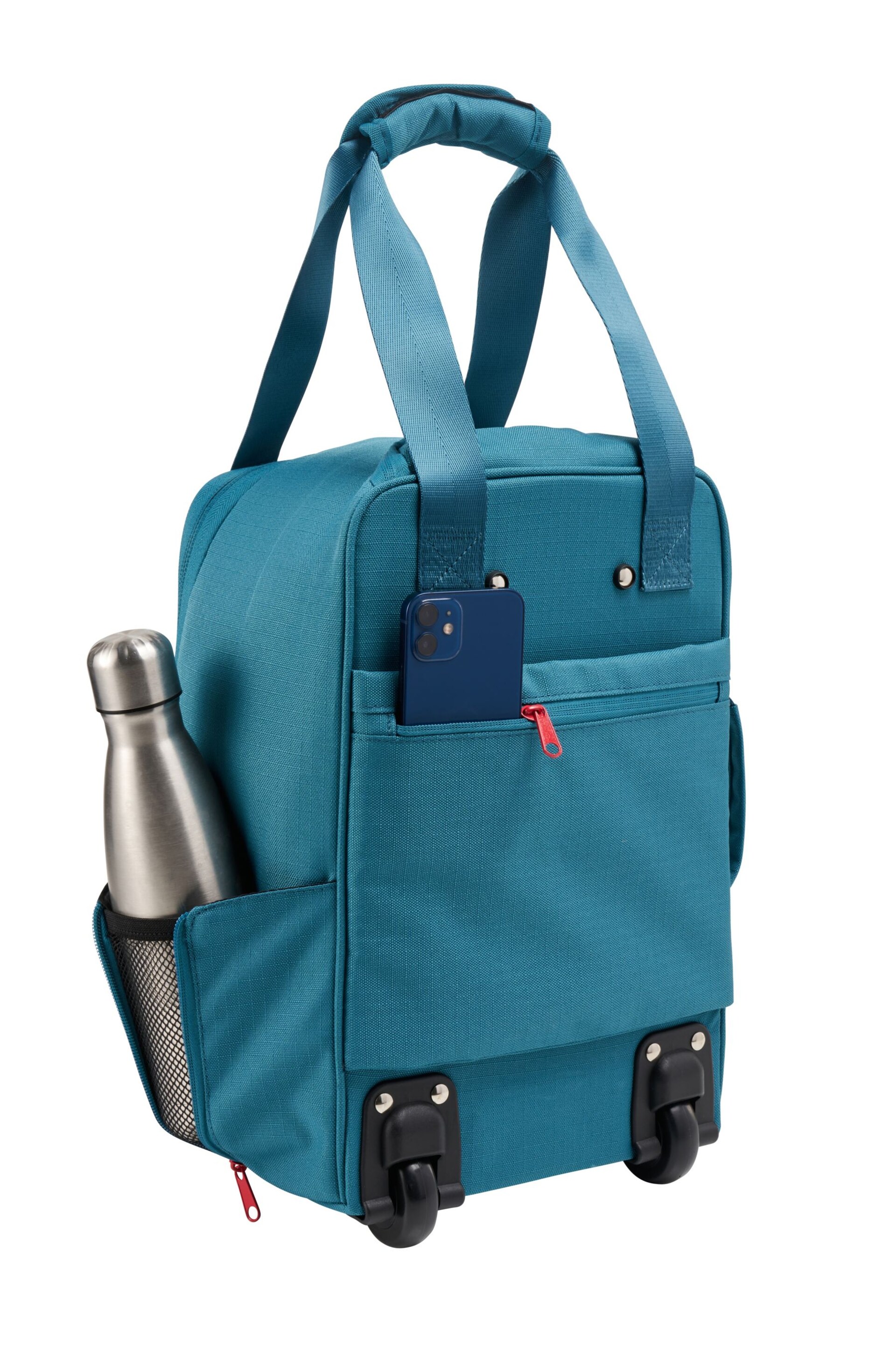 Cabin Max Blue Narvik Stowaway 20L 40cm Cabin Trolley Bag - Image 2 of 5