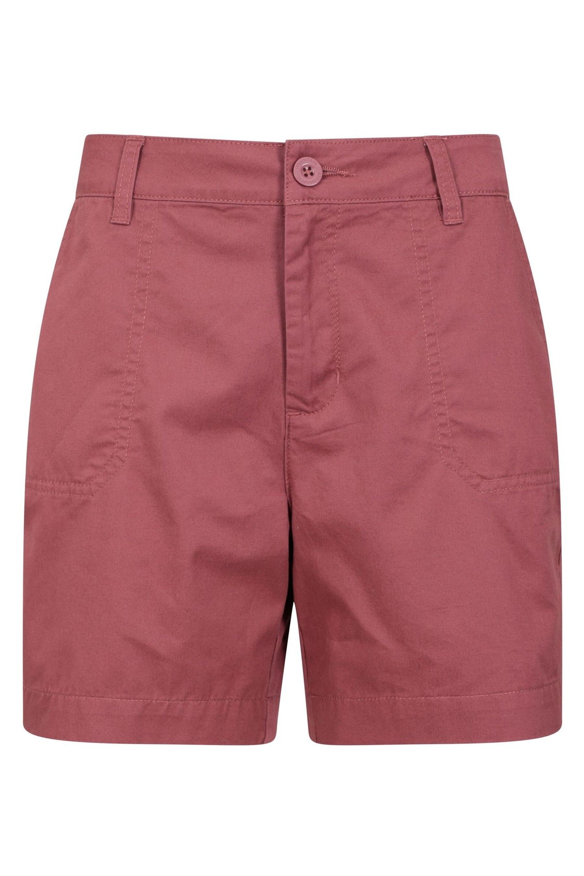 Mountain Warehouse Pink Bayside 100% Organic Cotton Womens Shorts - Image 1 of 5
