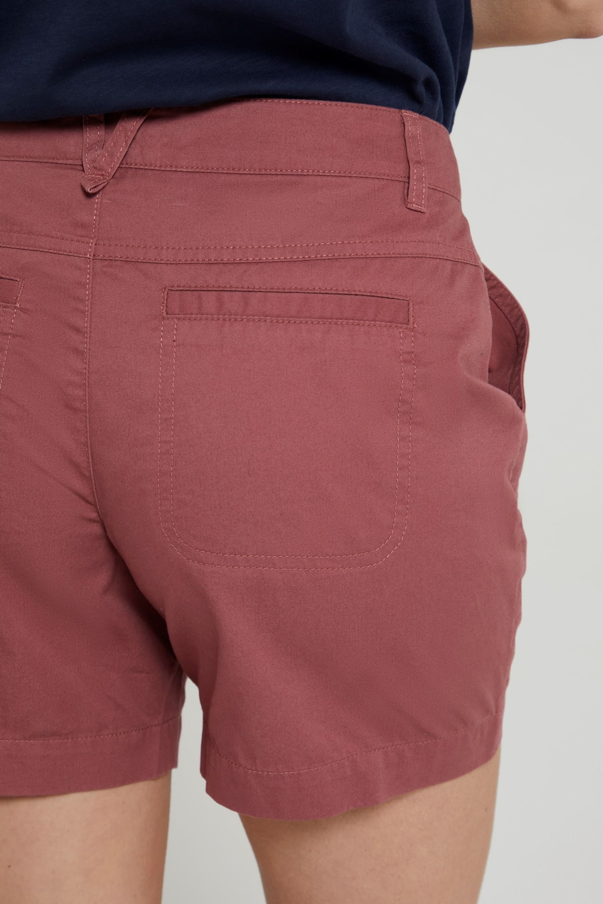 Mountain Warehouse Pink Bayside 100% Organic Cotton Womens Shorts - Image 4 of 5