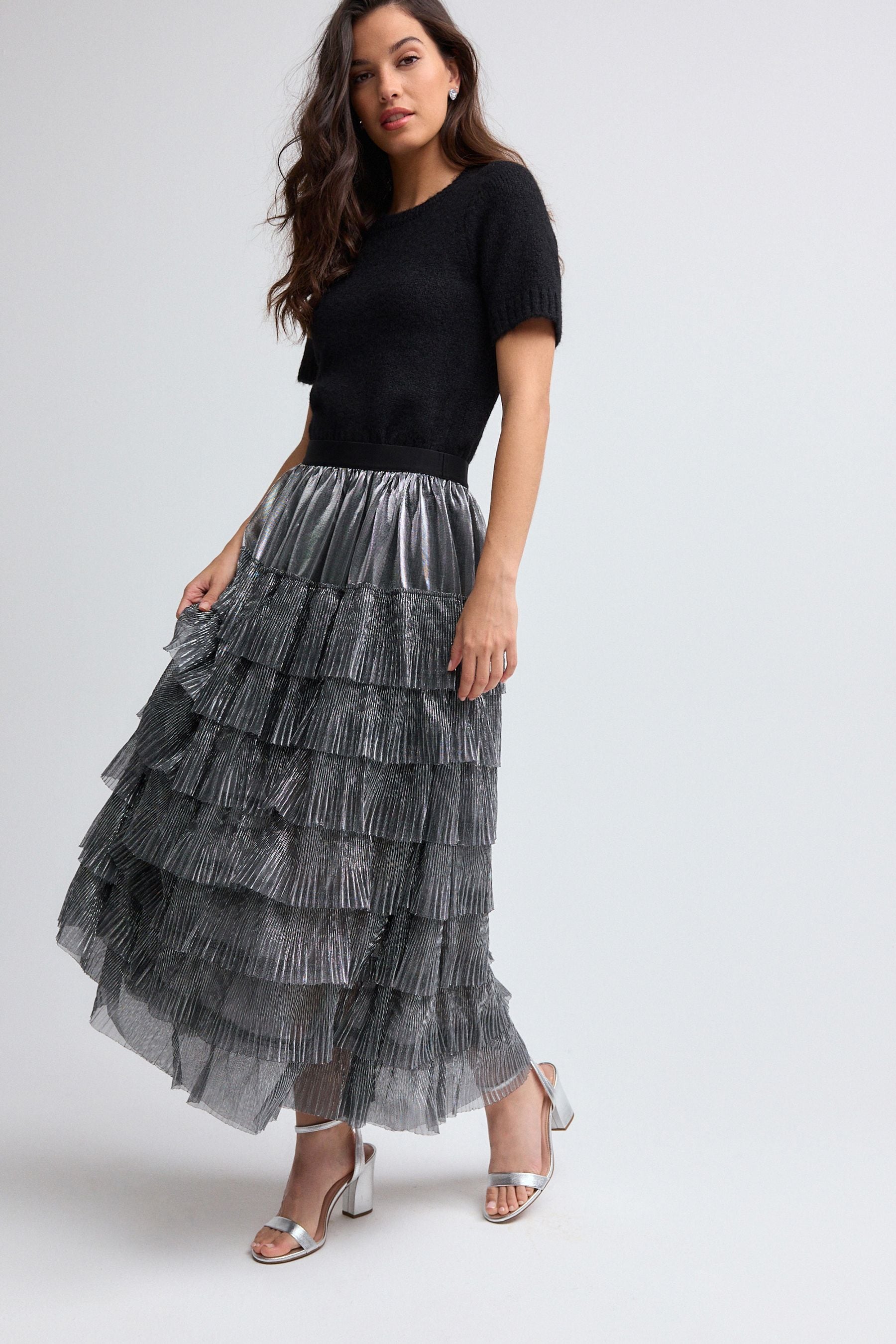 Jupe mi longue tulle store