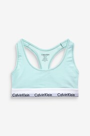 Calvin Klein Blue Logo Plain Bralette - Image 3 of 3