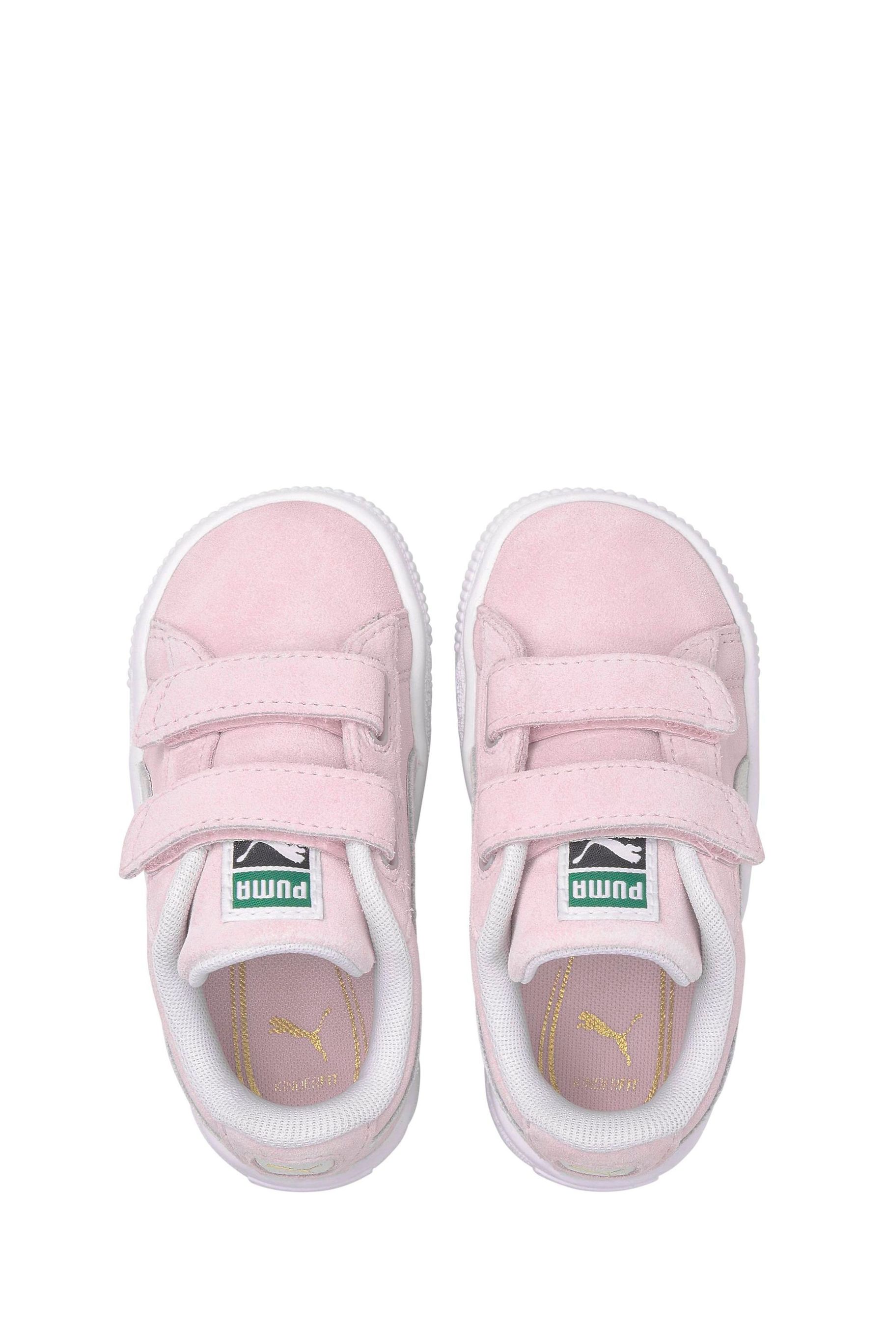 Pink pumas for babies cheap