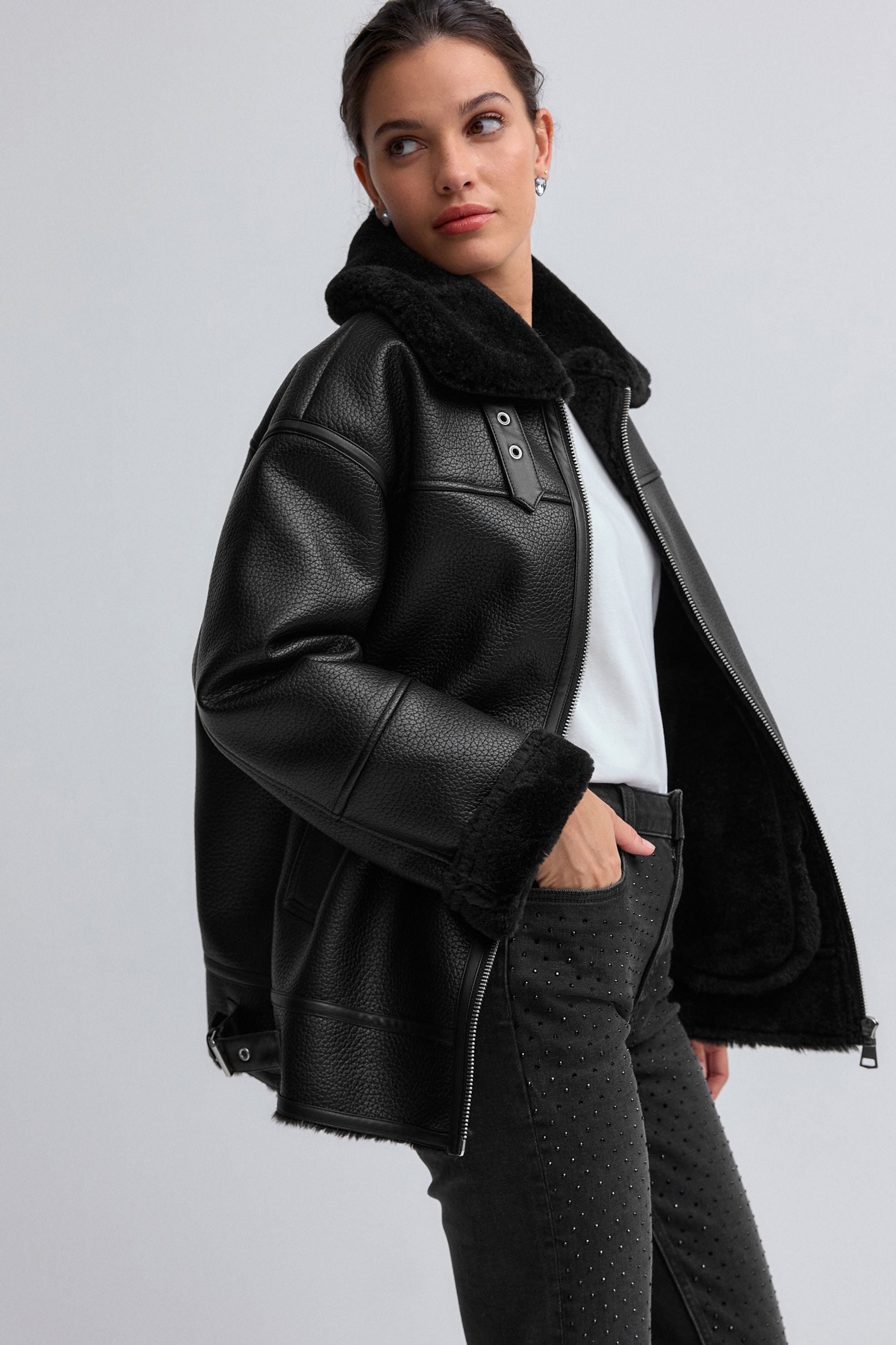 Next aviator jacket outlet