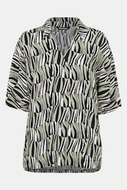 Whistles Natural Checkerboard Tiger Boxy Shirt - Image 5 of 5