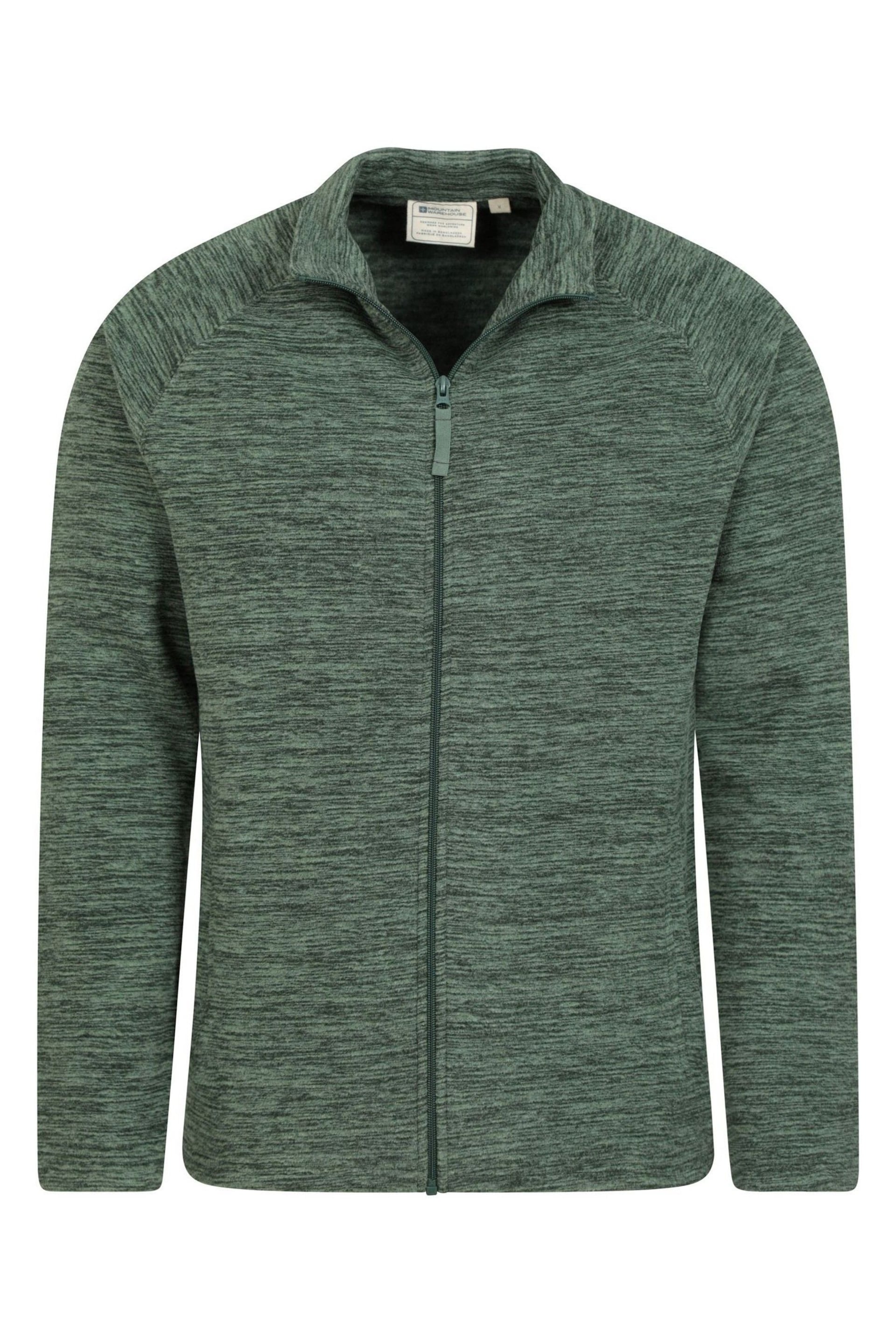 Mountain Warehouse Green Snowdon Mens Full Zip Fleece - Image 2 of 5