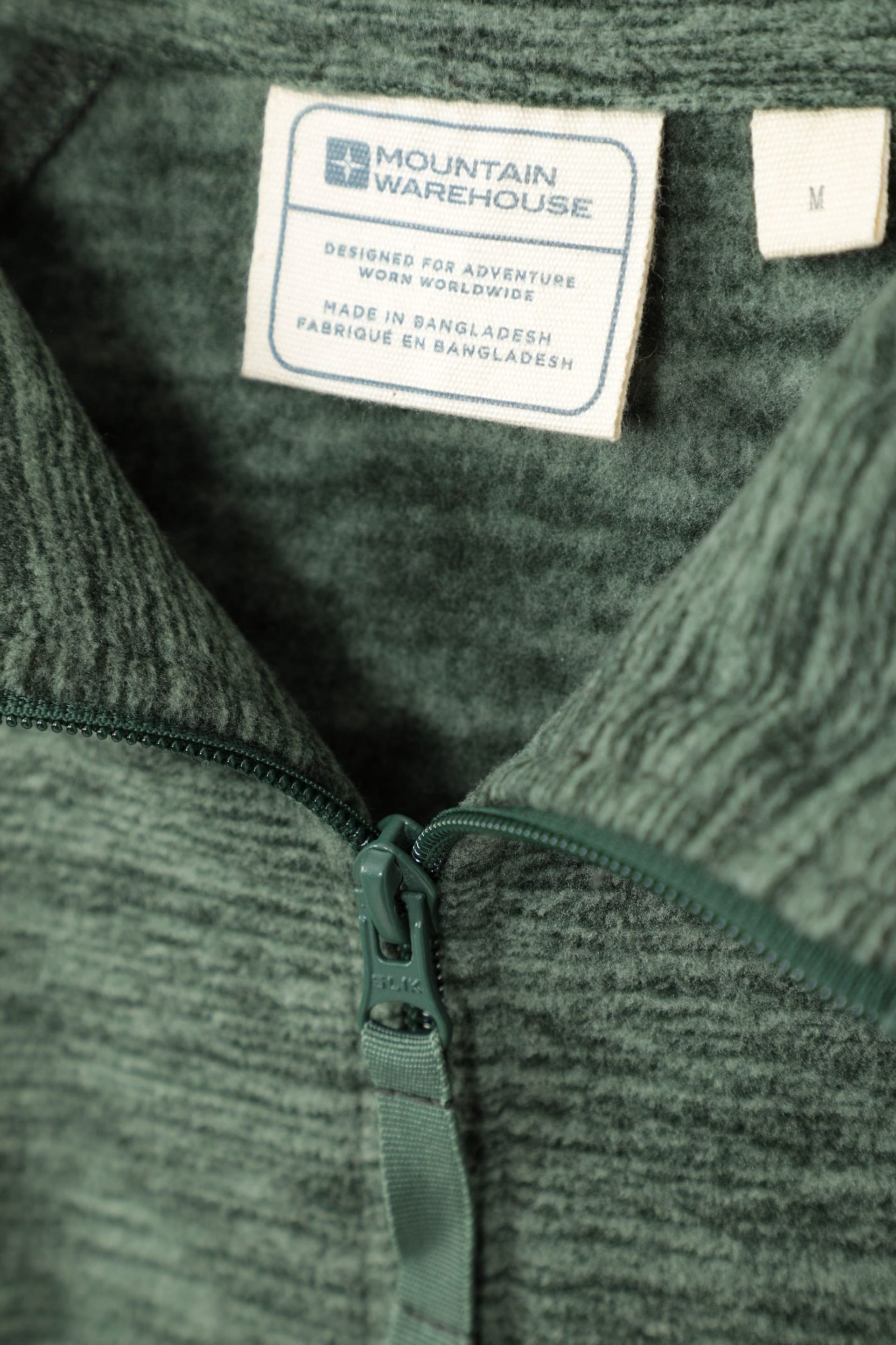 Mountain Warehouse Green Snowdon Mens Full Zip Fleece - Image 5 of 5