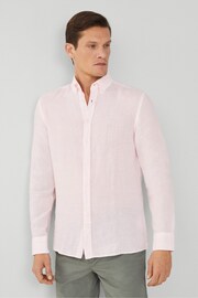Hackett London Men Pink Shirt - Image 1 of 7