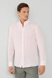 Hackett London Men Pink Shirt - Image 6 of 7
