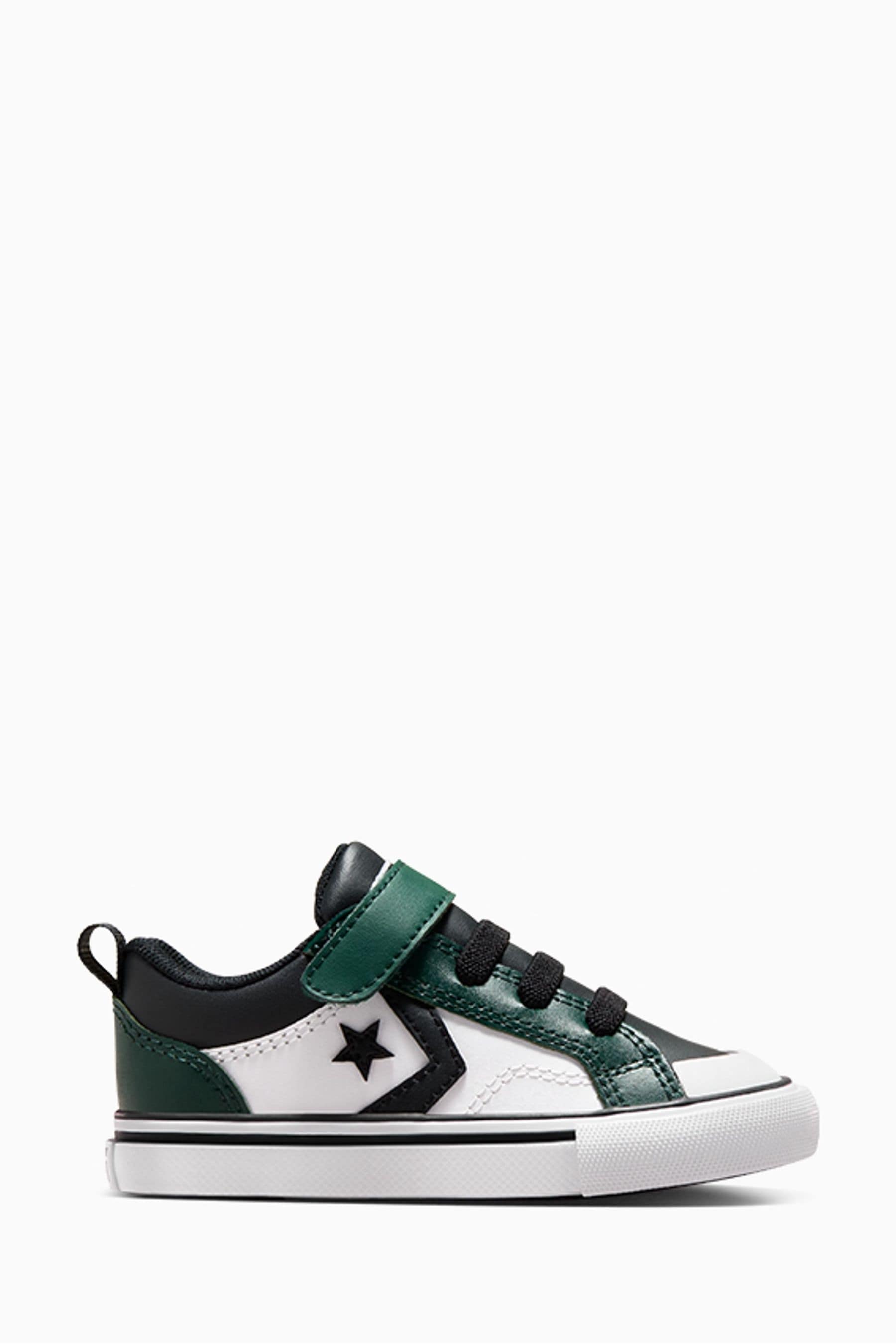 Buy Converse Green Infant Pro Blaze Strap Leather Trainers from the Next UK online shop