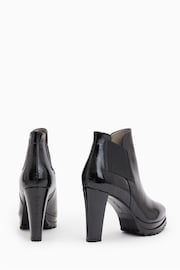 AllSaints Black Sarris Patent Boots - Image 5 of 5