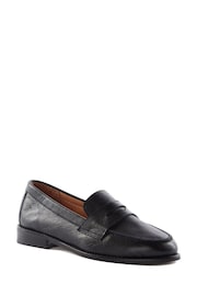 Dune London Black Ginelli Flexi Sole Penny Loafers - Image 3 of 5