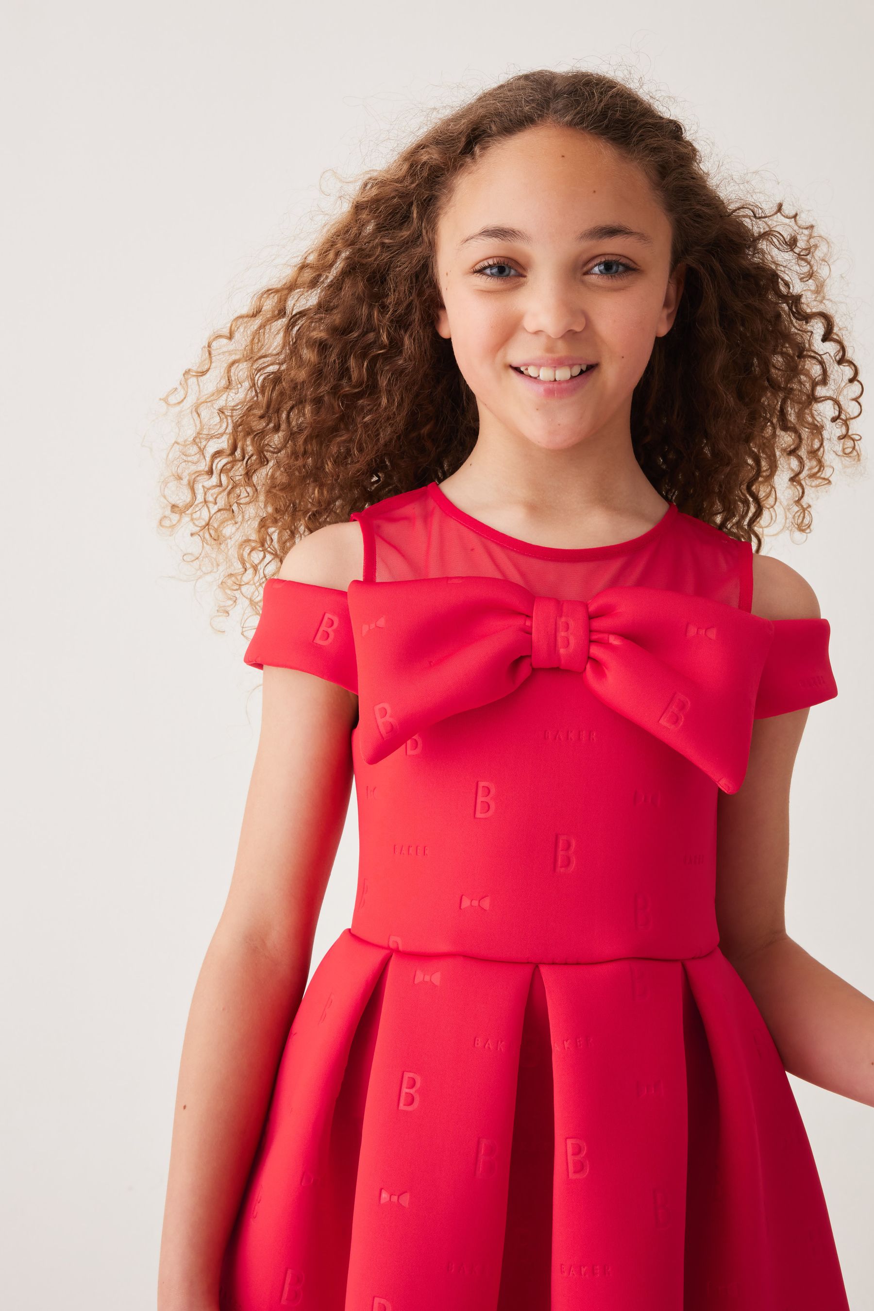 Ted baker girls red dress deals