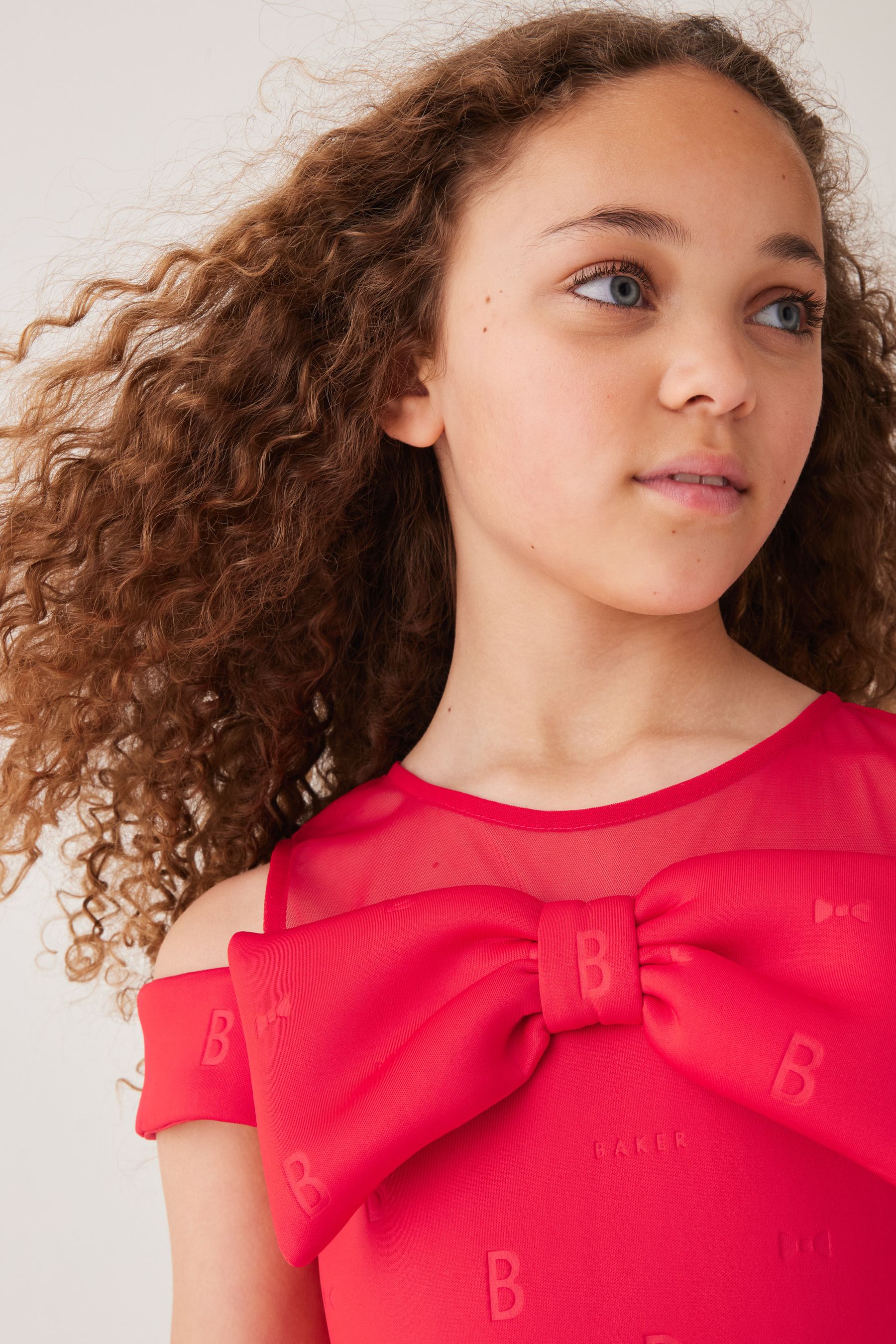 Ted baker red bow dress new arrivals