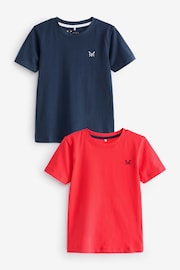 Crew Clothing Company Red Plain Cotton Classic T-Shirt - Image 1 of 3
