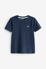 Crew Clothing Company Red Plain Cotton Classic T-Shirt - Image 2 of 3