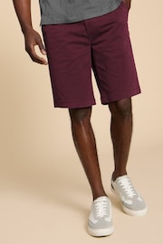 White Stuff Purple Sutton Organic Chino Shorts - Image 1 of 7