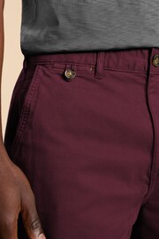 White Stuff Purple Sutton Organic Chino Shorts - Image 4 of 7