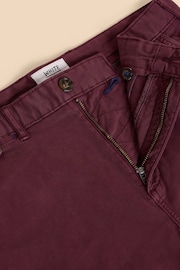 White Stuff Purple Sutton Organic Chino Shorts - Image 7 of 7