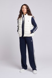 U.S. Polo Assn. White Lightweight Womens Puffer Gilet - Image 2 of 7