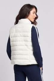 U.S. Polo Assn. White Lightweight Womens Puffer Gilet - Image 3 of 7