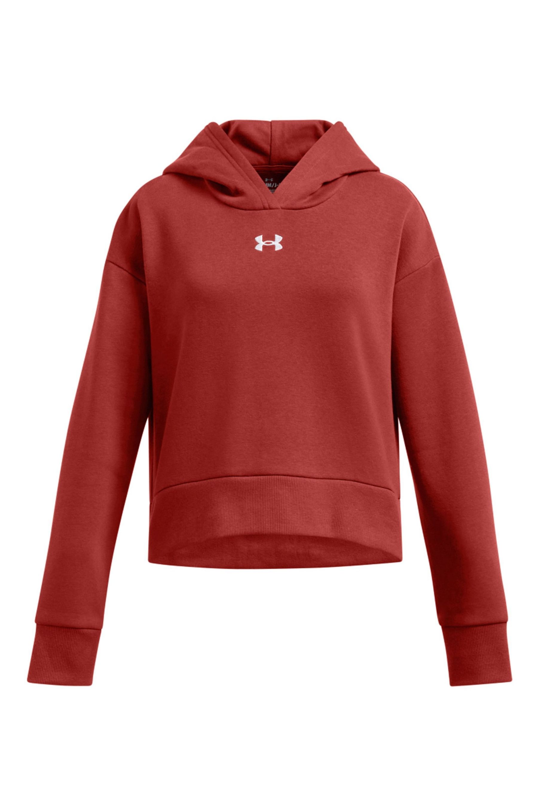 Under armour orange hoodie discount