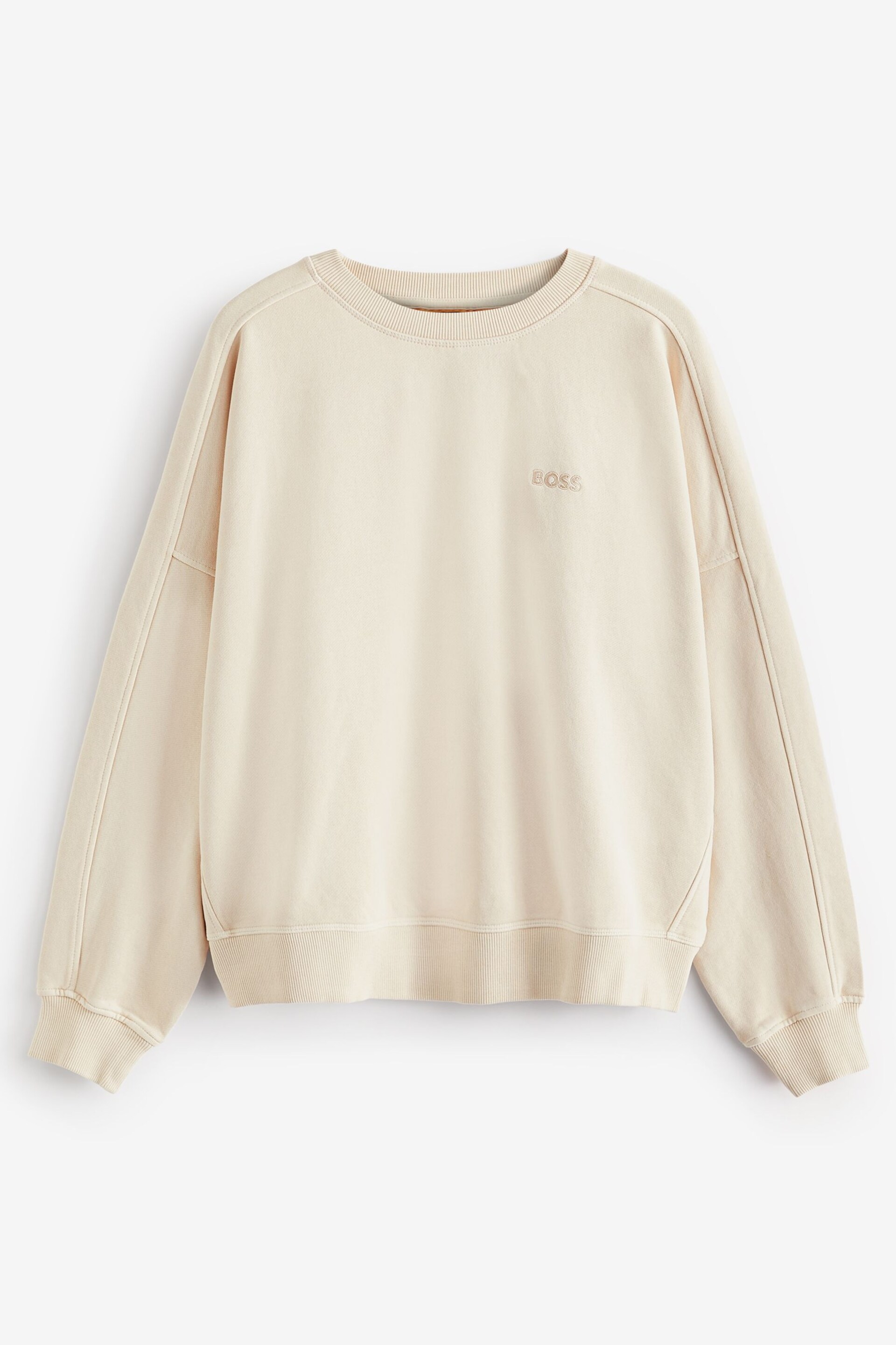 BOSS Natural Cotton Logo Sweatshirt - Image 4 of 4