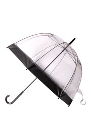 Totes Black Clear Dome Border Umbrella - Image 4 of 5