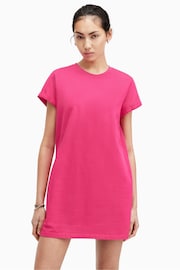 AllSaints Pink Mini Anna Dress - Image 1 of 7