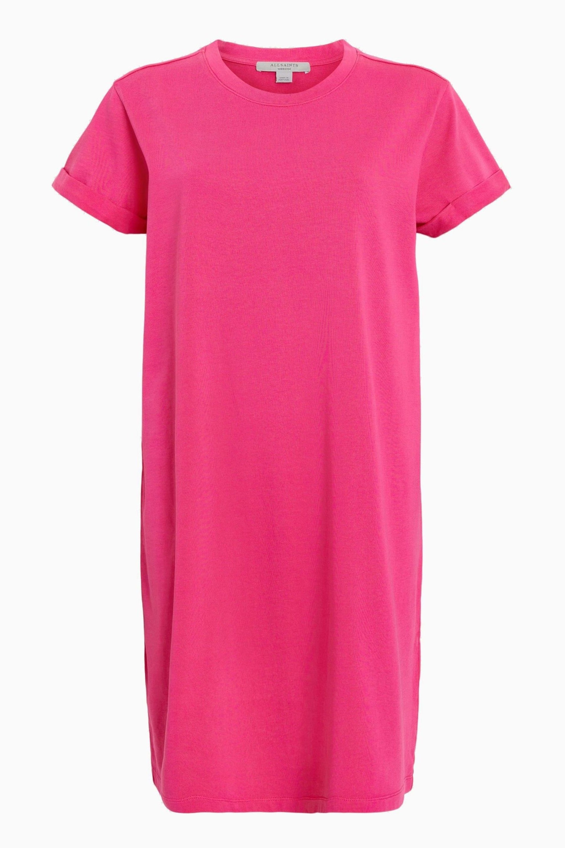 AllSaints Pink Mini Anna Dress - Image 7 of 7