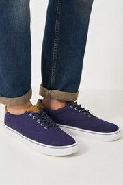 Crew Clothing Company Blue Trainers - Image 1 of 5