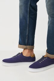Crew Clothing Company Blue Trainers - Image 2 of 5