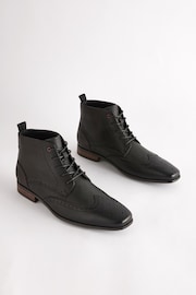 Black Brogue Chukka Boots - Image 2 of 6