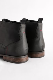 Black Brogue Chukka Boots - Image 6 of 6